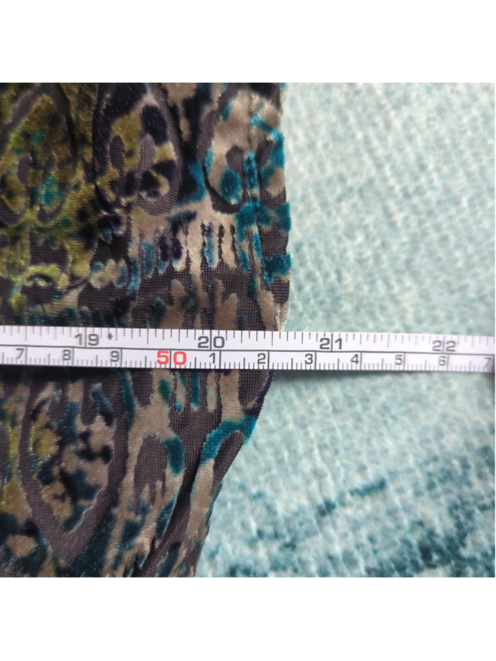Reitmans Vintage 90s/Y2K Velvet Burnout Paisley Top Sz L Whimsigoth Romantic - Picture 11 of 12